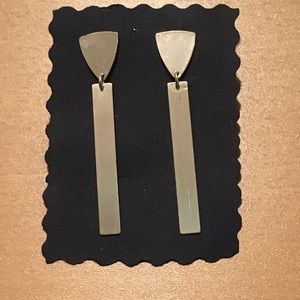 NWT 80s 90s Party Geometric Dangle Earrings Perfect Halloween Costume Accessory